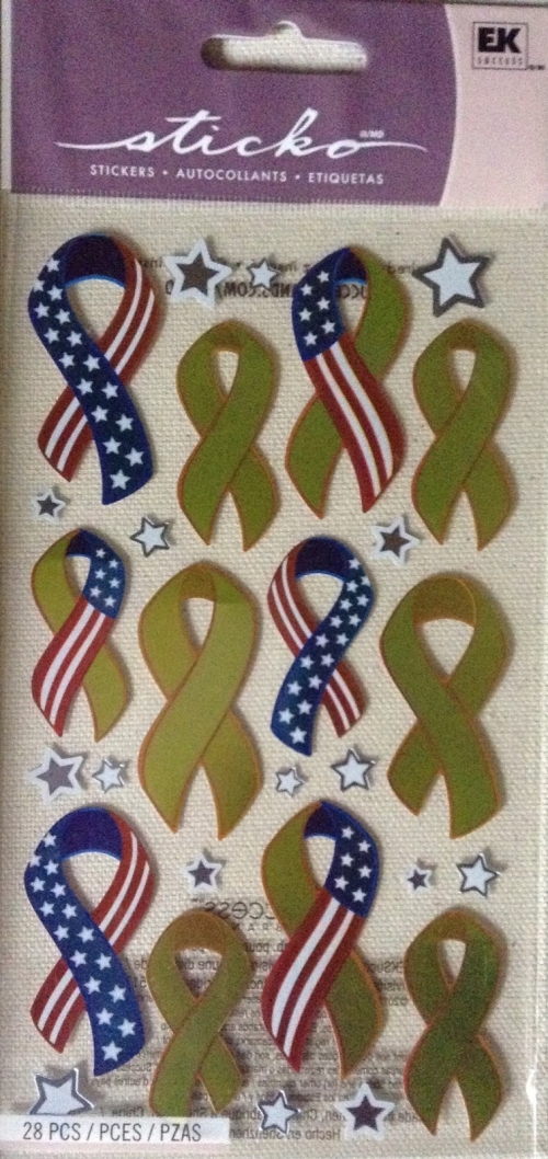Sticko Stickers Yellow Ribbon Repeats