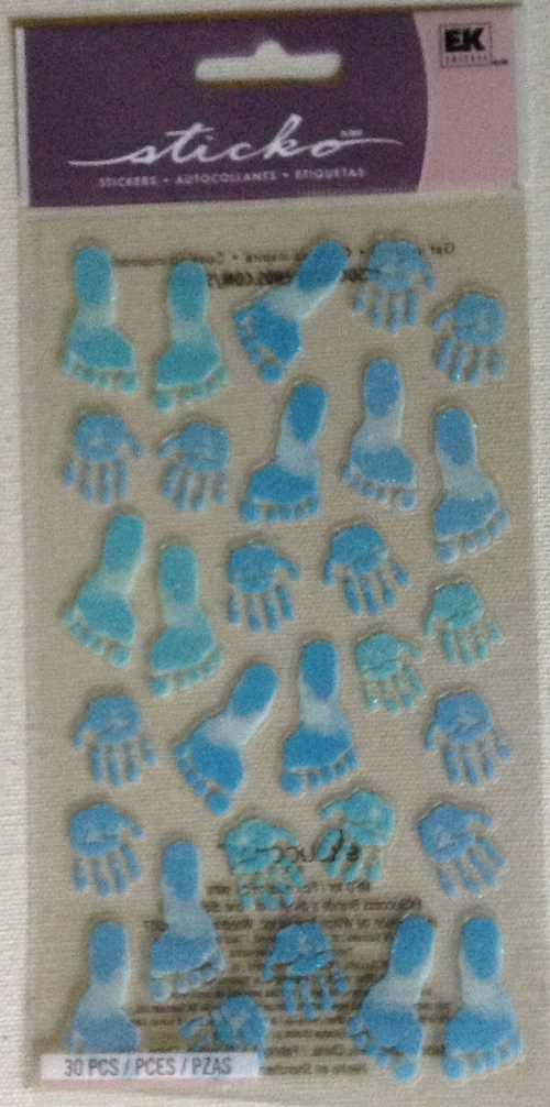 Sticko Stickers Pastel Baby Boy Prints